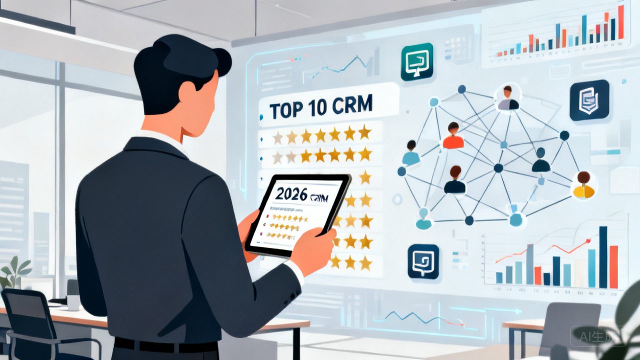 2026年国内好用的TOP10CRM软件选型推荐