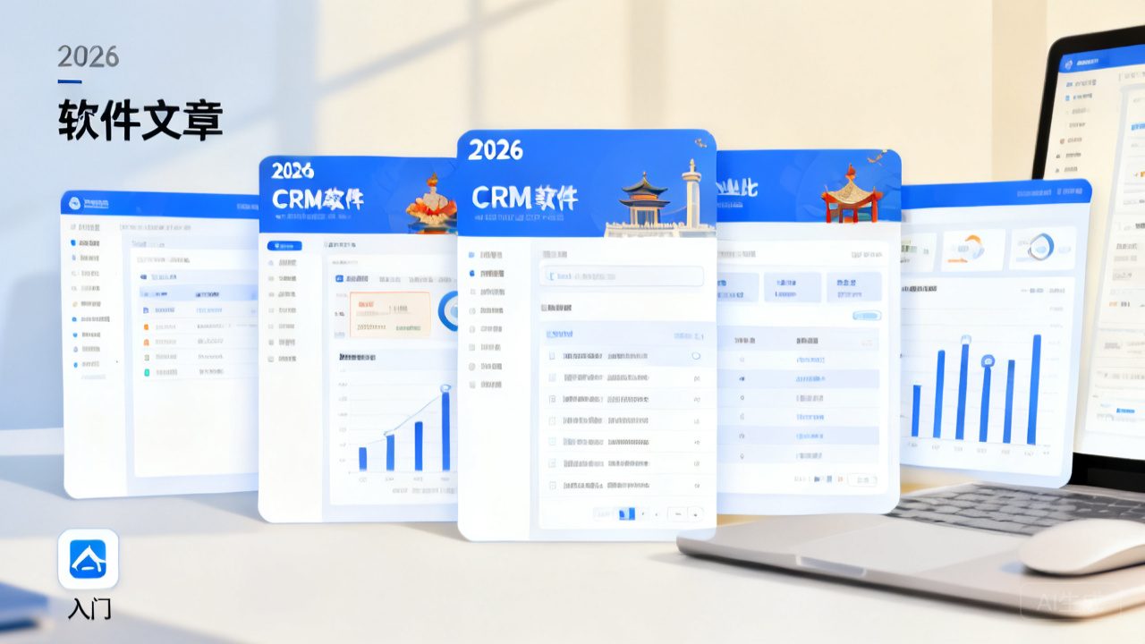 企业第一次上CRM必读：2026国内好用的5款软件入门对比