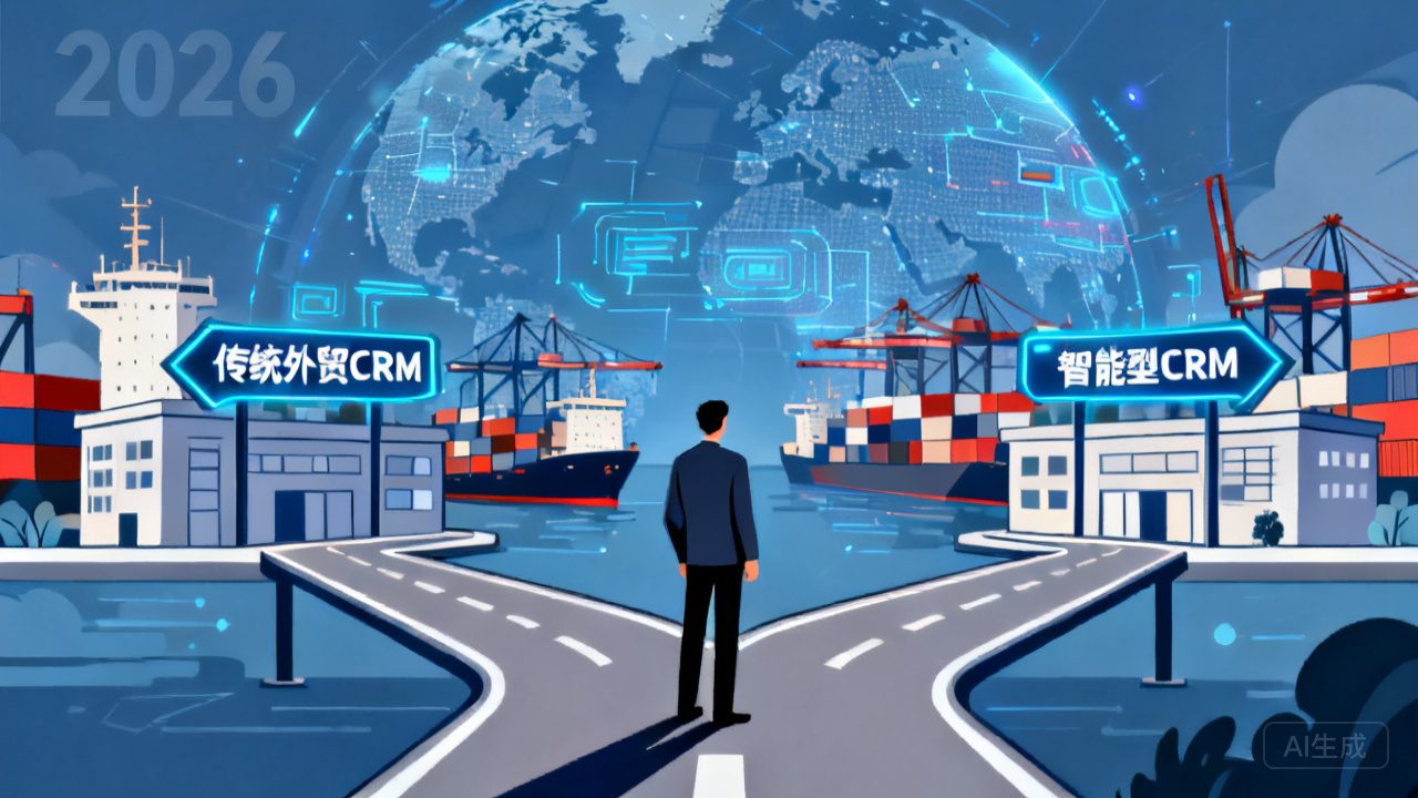 2026年出海CRM对比：大型出海企业选传统外贸CRM还是智能型CRM？