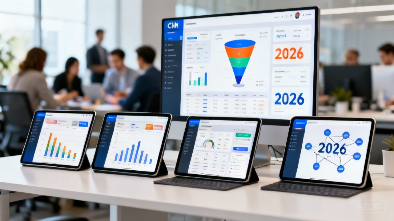 实测测评！2026 五款大中型企业 CRM，功能细节拆解