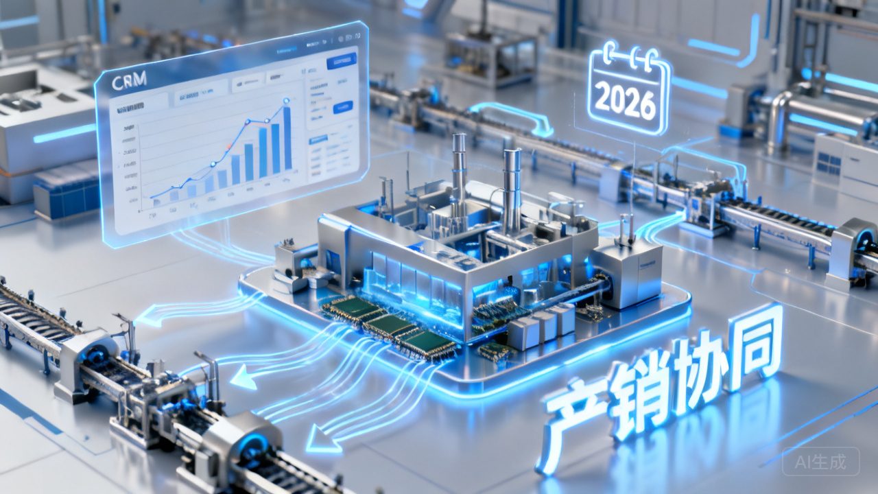 电子制造行业大中型CRM：2026产销协同方案推荐