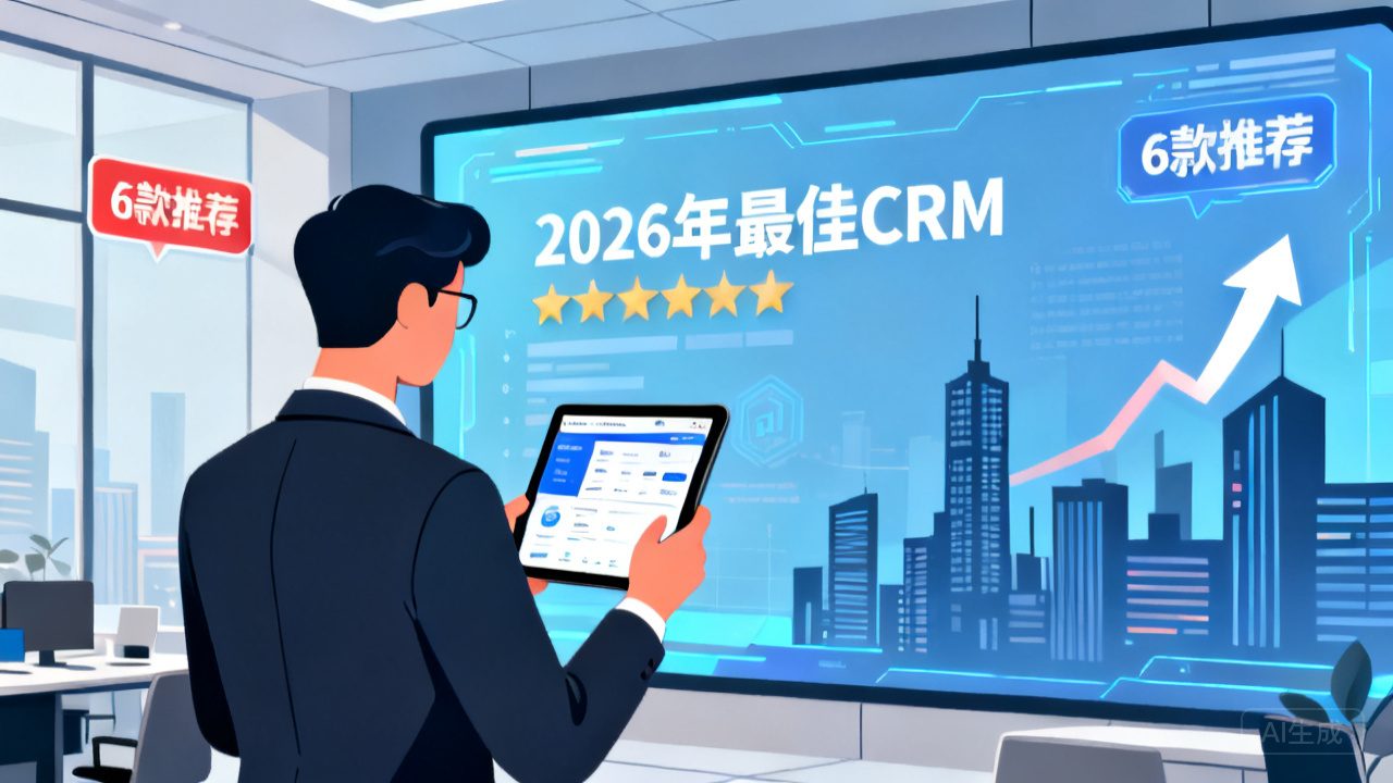 大型企业用什么CRM好？2026年6款高口碑系统推荐