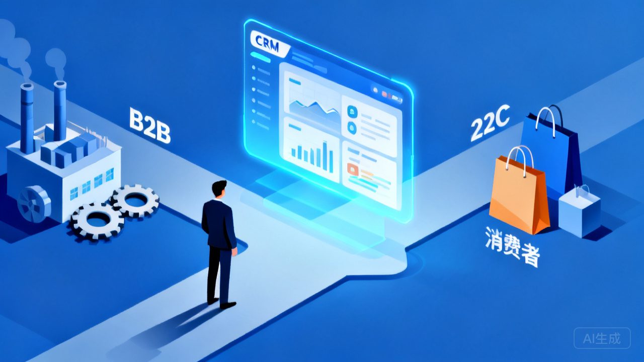 大型企业CRM系统测评：B2B与B2C业务场景适配度全解析