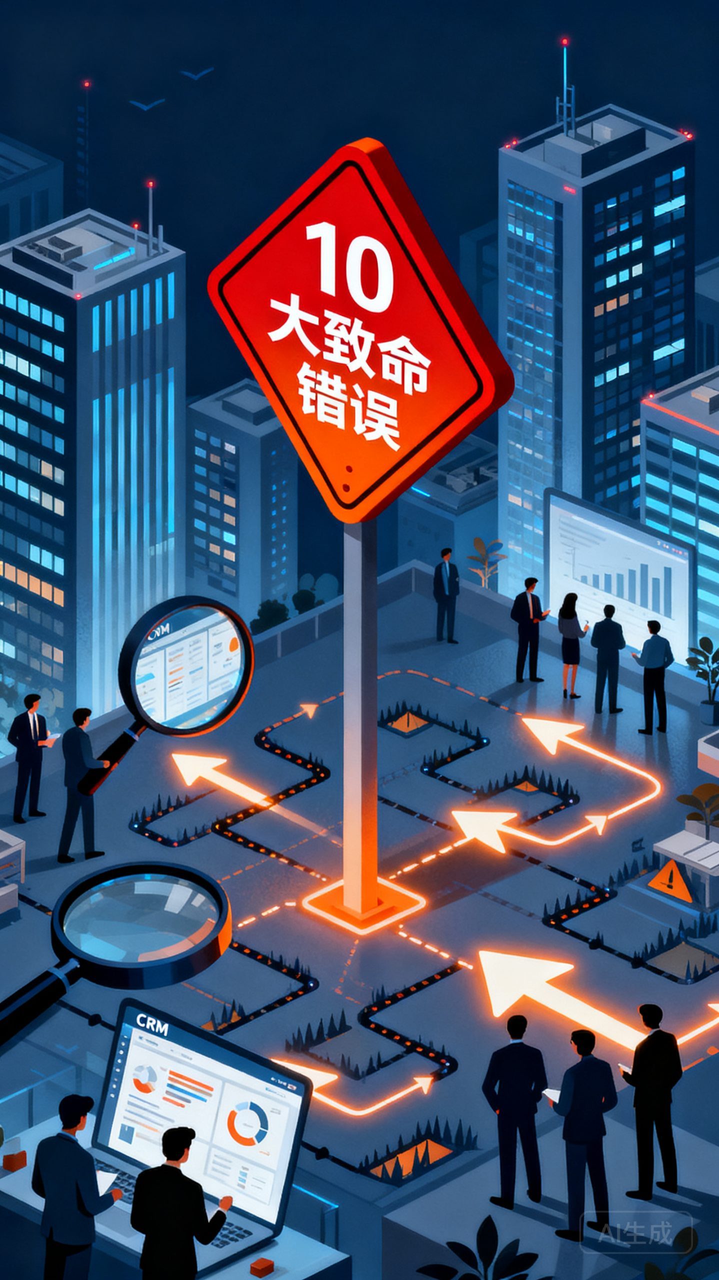 警惕：大中型企业CRM选型常见的10个致命错误及规避策略