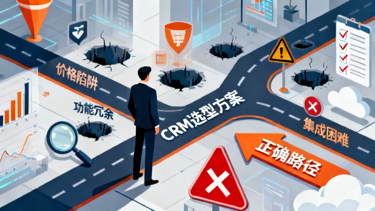 大中型企业CRM销售管理系统选型常见误区：避开这5个坑