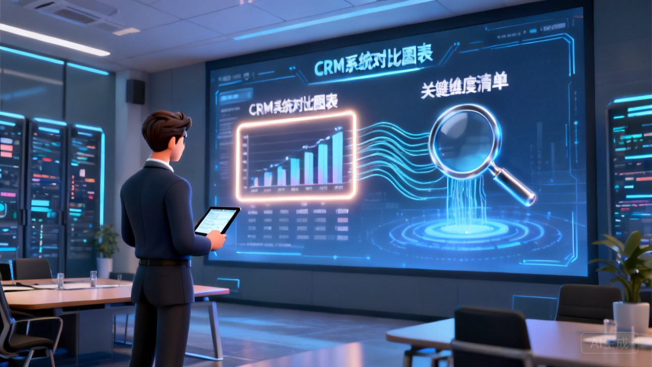 避免选型踩坑：大中型企业采购专业CRM前必须对比的10个关键维度