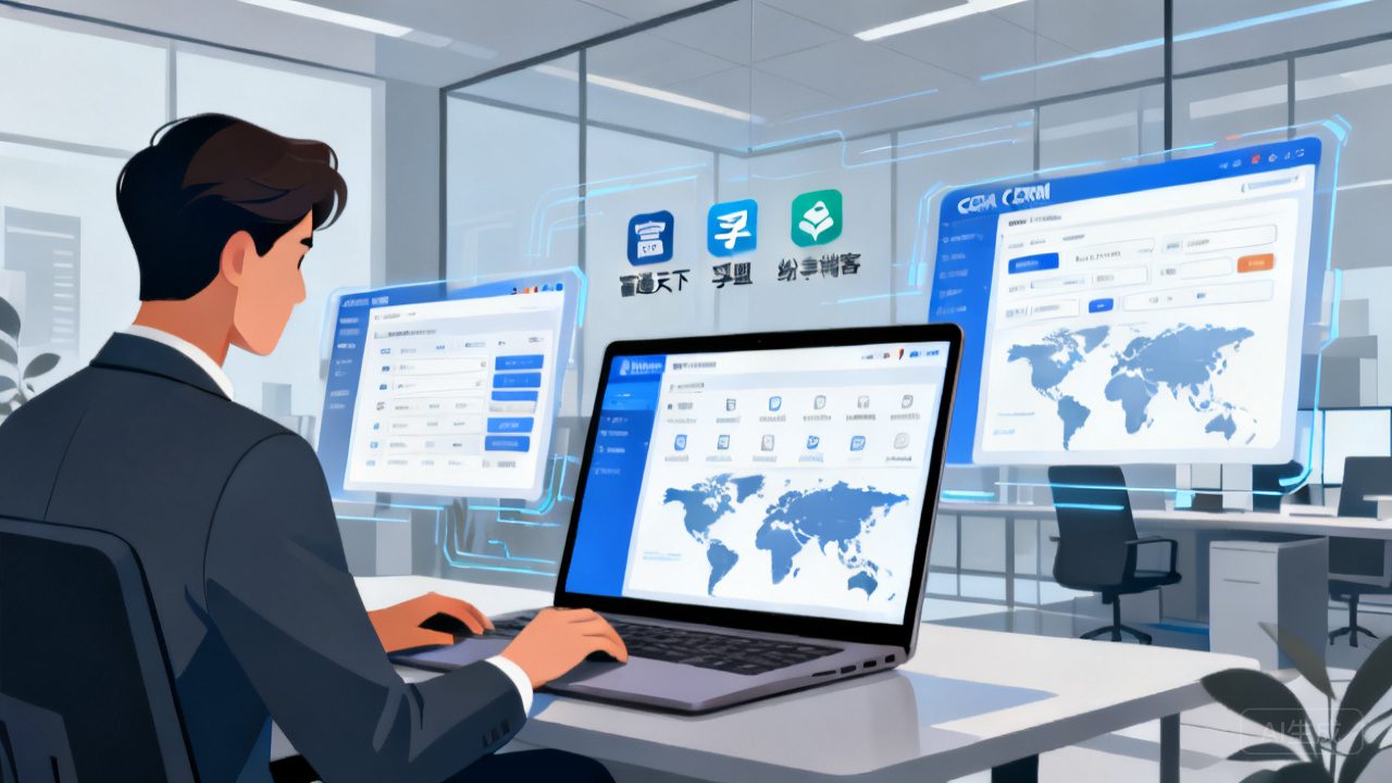 2026年3款专业外贸CRM系统推荐：富通天下、孚盟、纷享销客