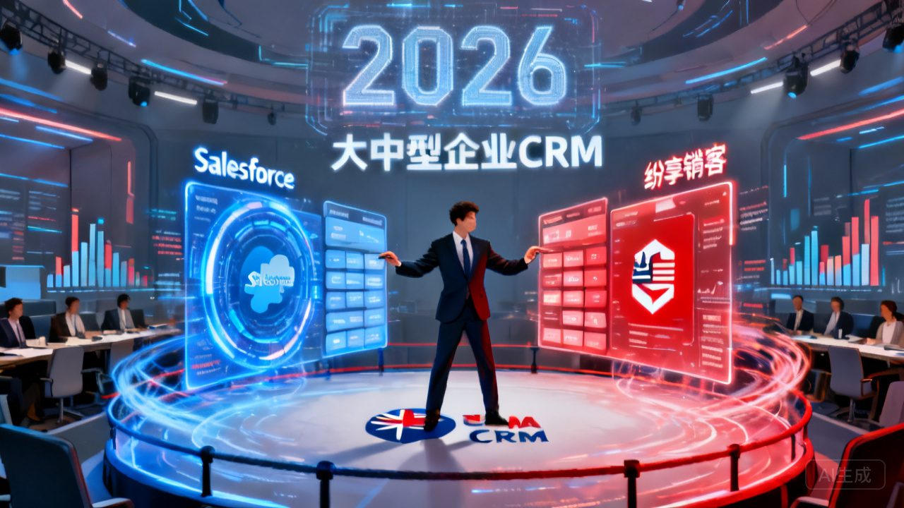 Salesforce vs 纷享销客 ：2026年大中型企业CRM终极对决