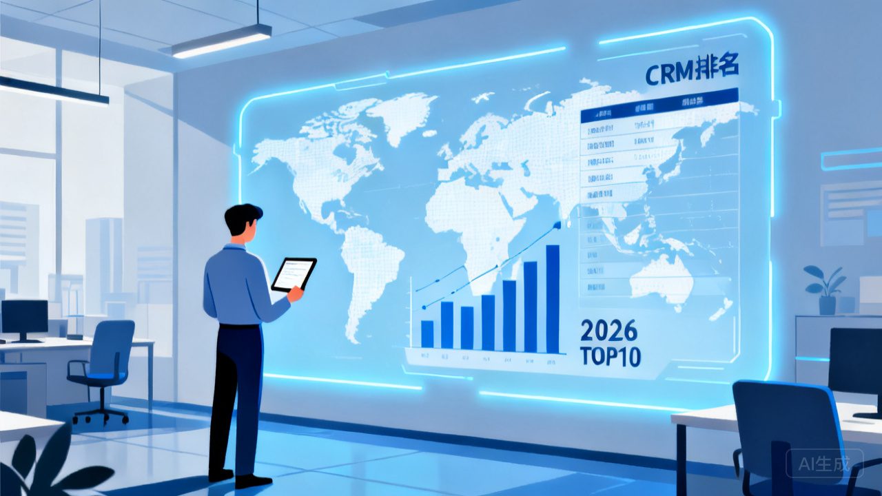 2026年全球大型出海企业CRM十强排名，各梯队差异显著