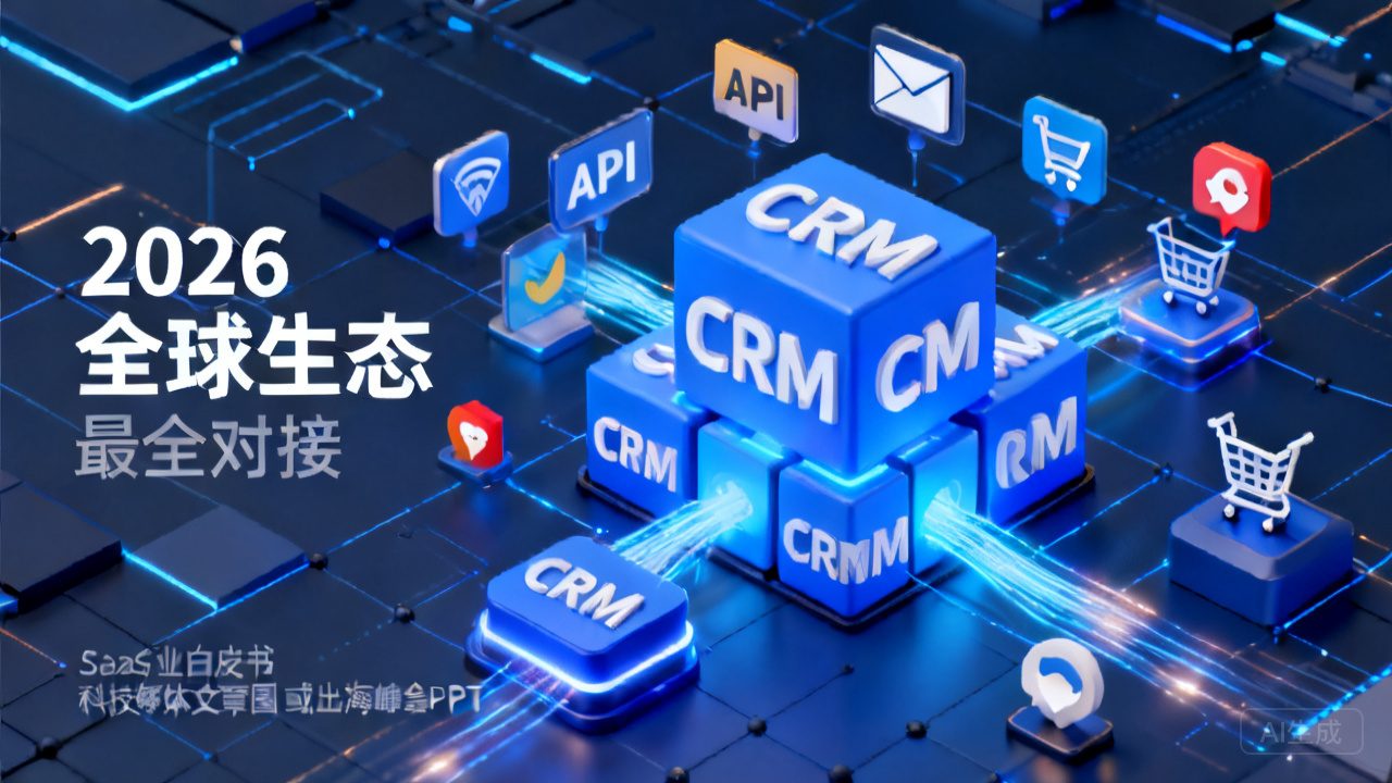 2026年大型出海企业CRM生态排名：对接第三方工具最全的系统