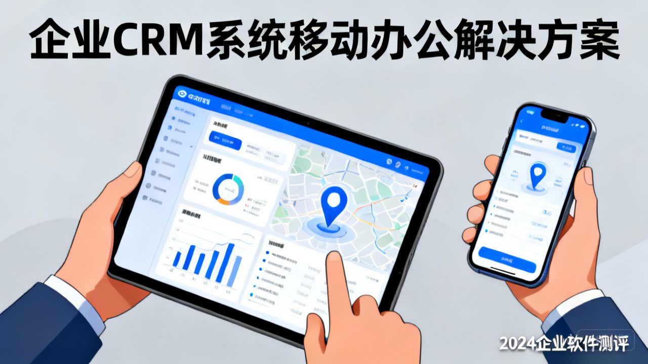 适合大型企业的CRM系统测评：5款移动端体验与外勤管理实测