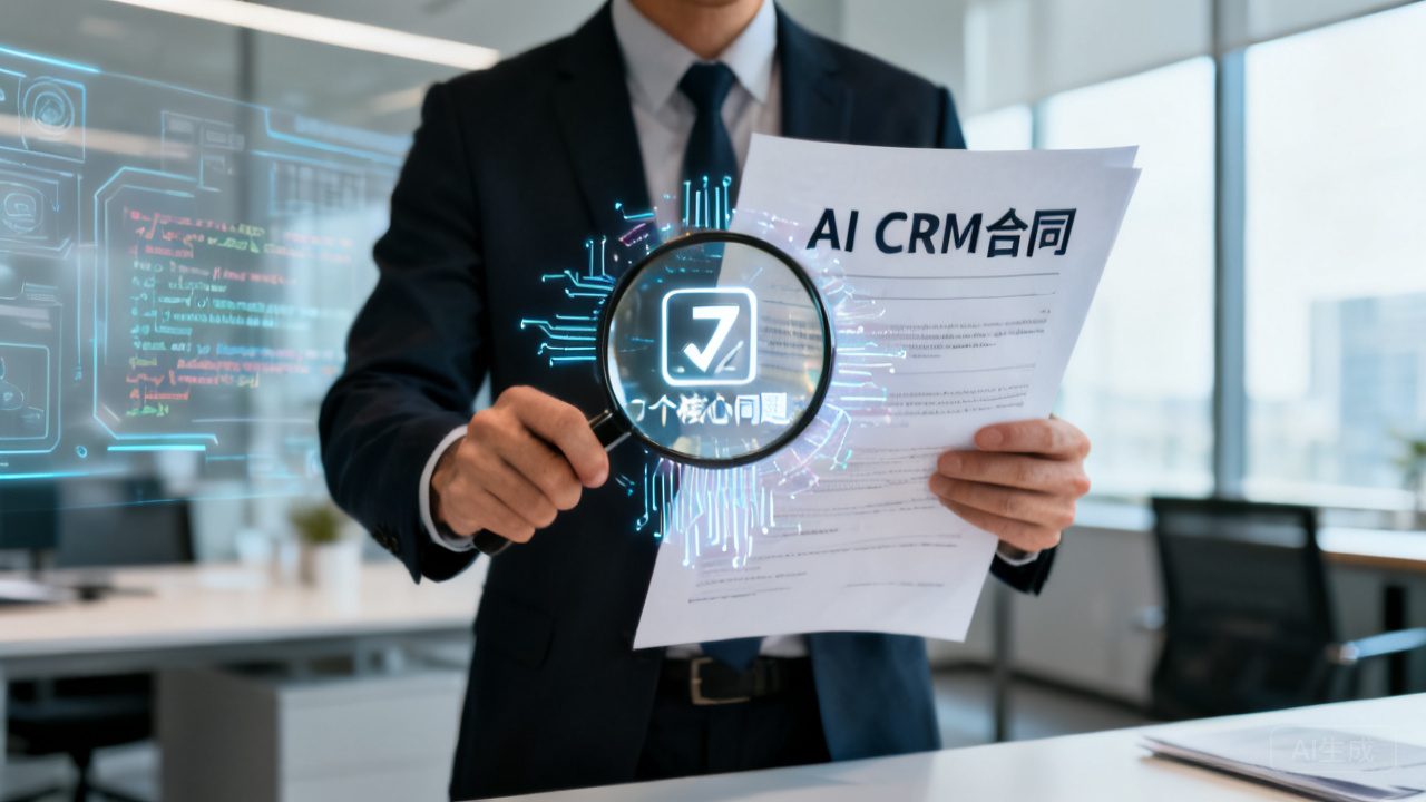 AI智能CRM购买避坑指南：2026年签约前必问的7个问题