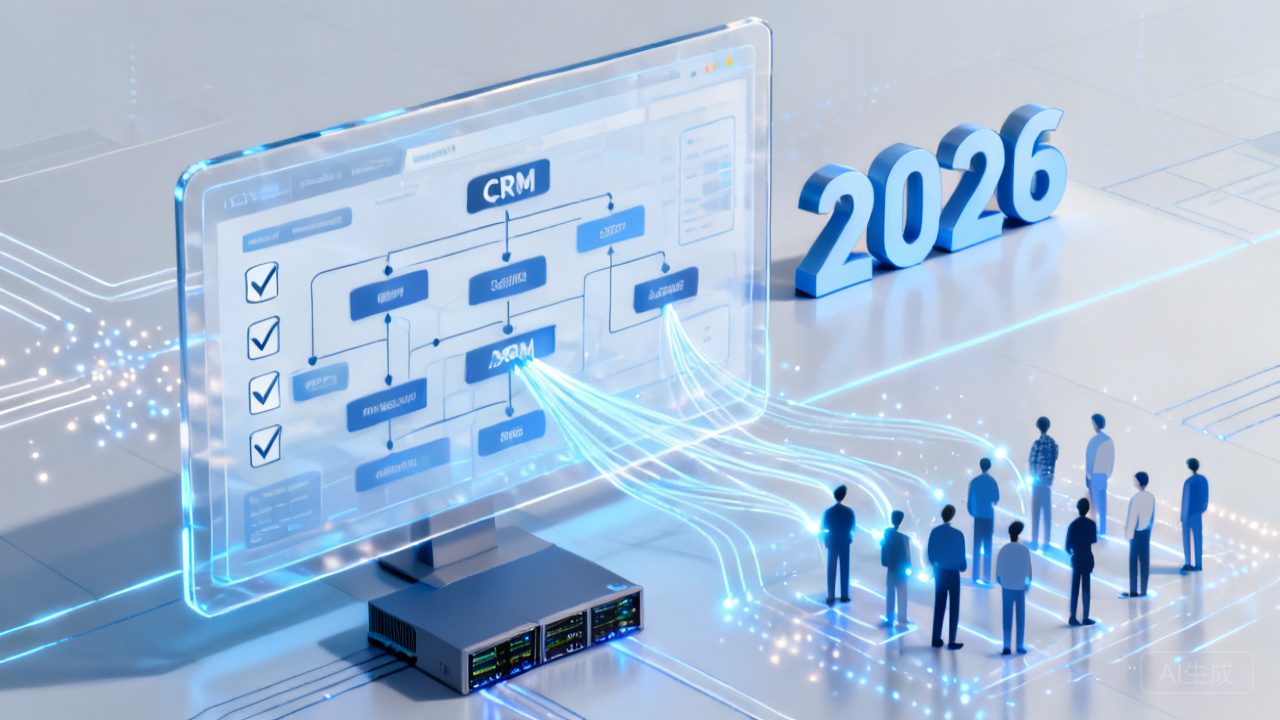 一站式选型：2026 大中型企业 CRM 从筛选到落地全攻略