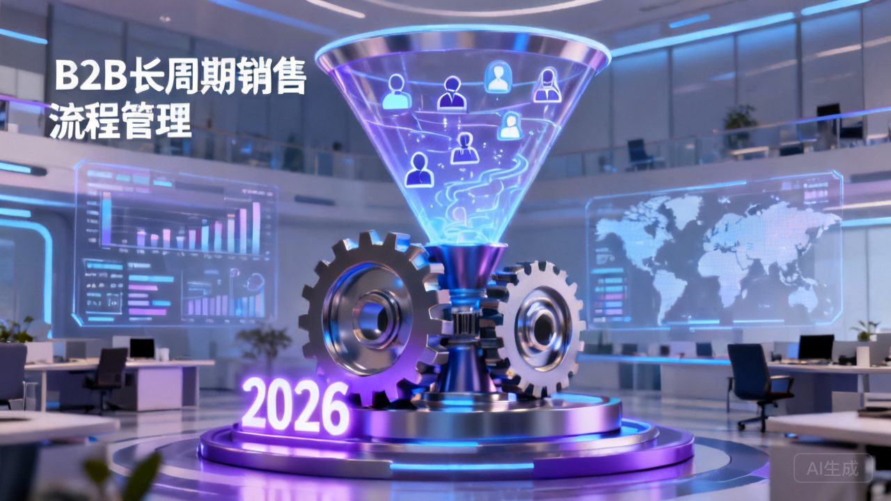 2026年B2B大中型企业CRM：长周期销售管理系统推荐