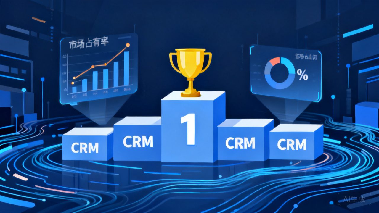 中大型企业 CRM 品牌实力榜，2026 市场占有率真实排名top5