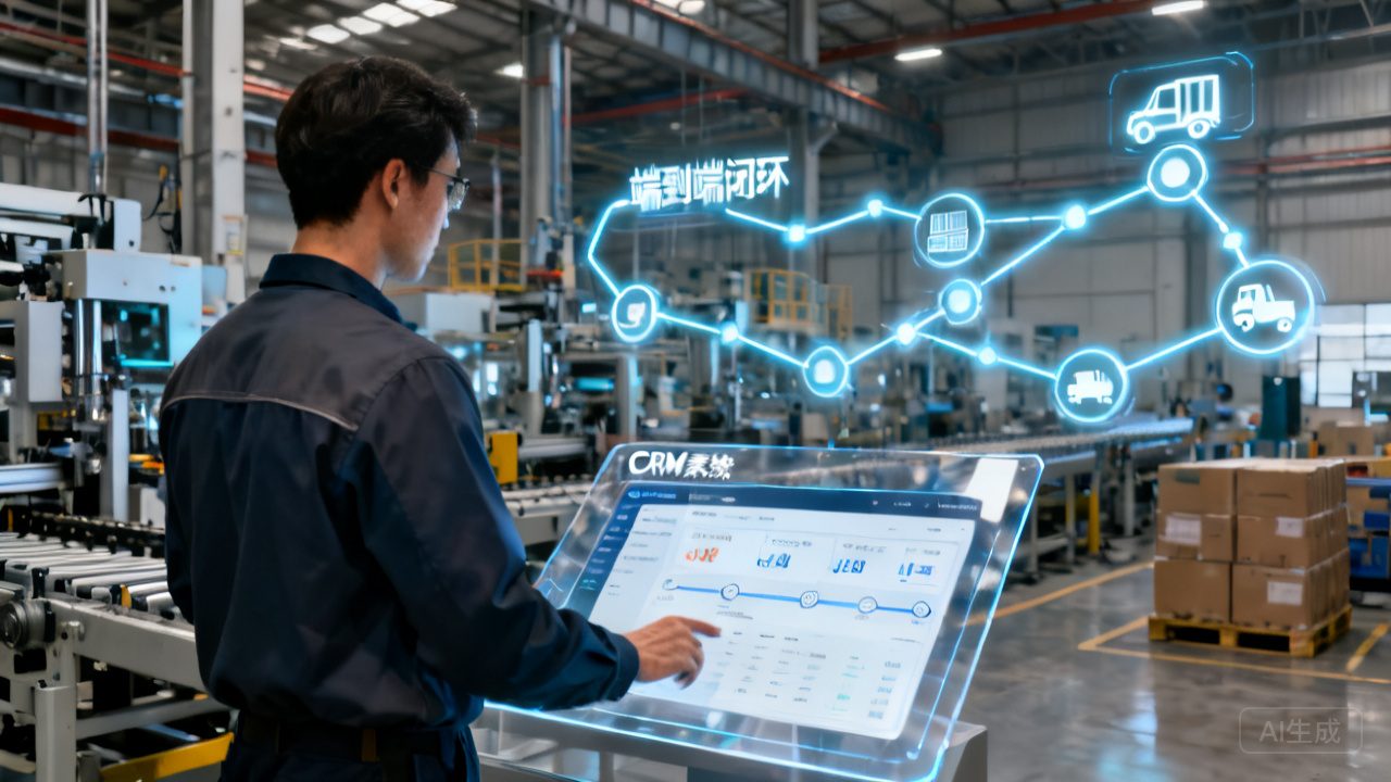 2026年大型制造企业CRM推荐：端到端业务流程闭环首选