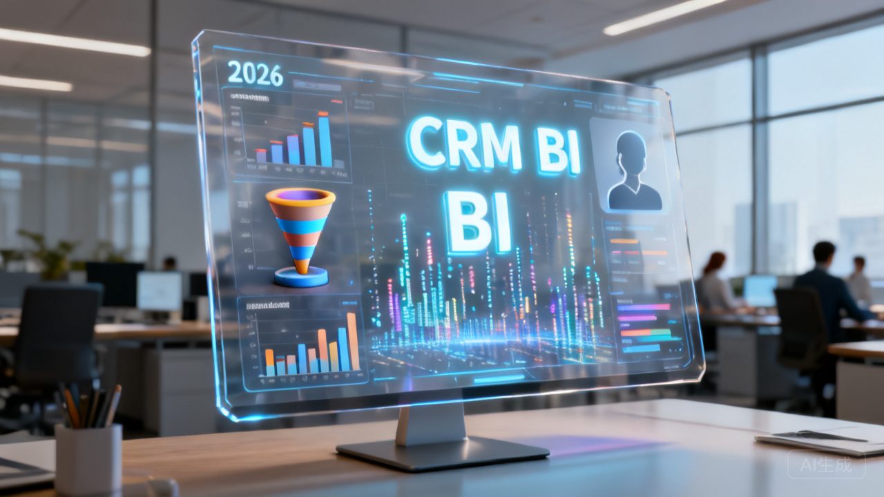 2026年CRM系统BI报表能力测评：数据洞察哪家强？
