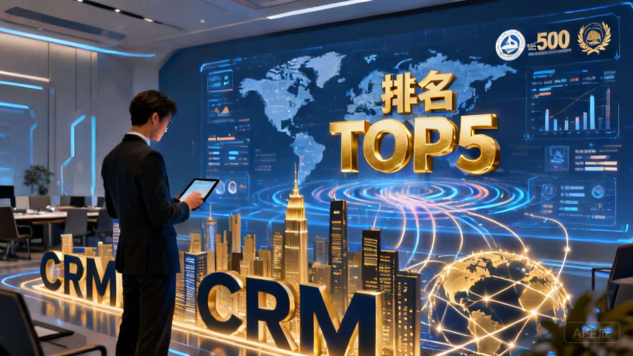 大型企业CRM品牌排行TOP5：世界500强企业都在用什么？