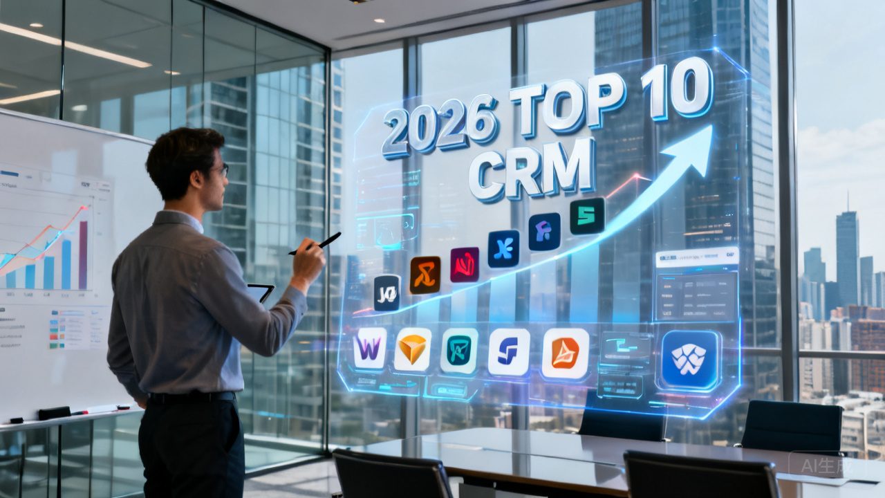 大型企业CRM选型参考：2026年度最受欢迎的10款CRM排行榜
