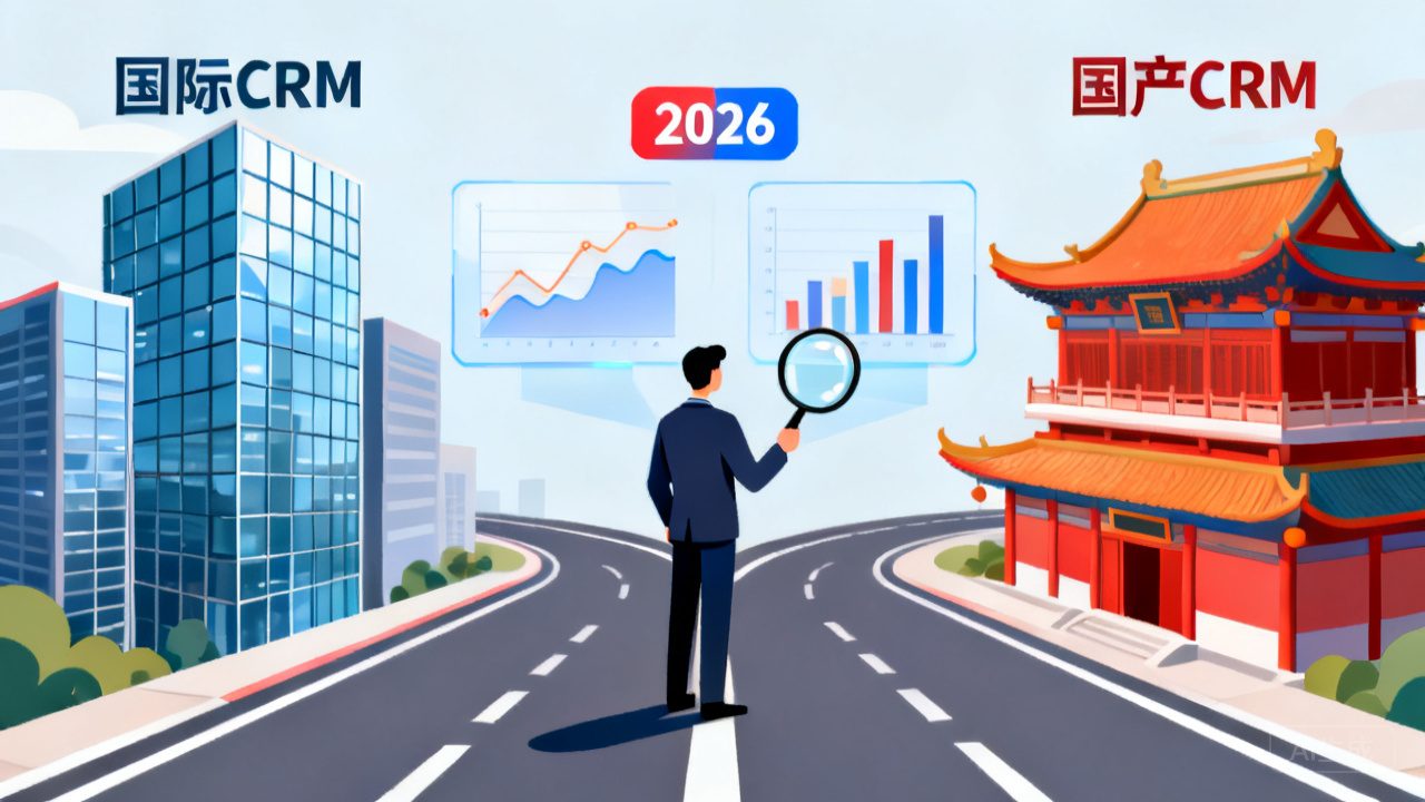 国产CRM vs 国际CRM：2026年大中型企业选型深度对比