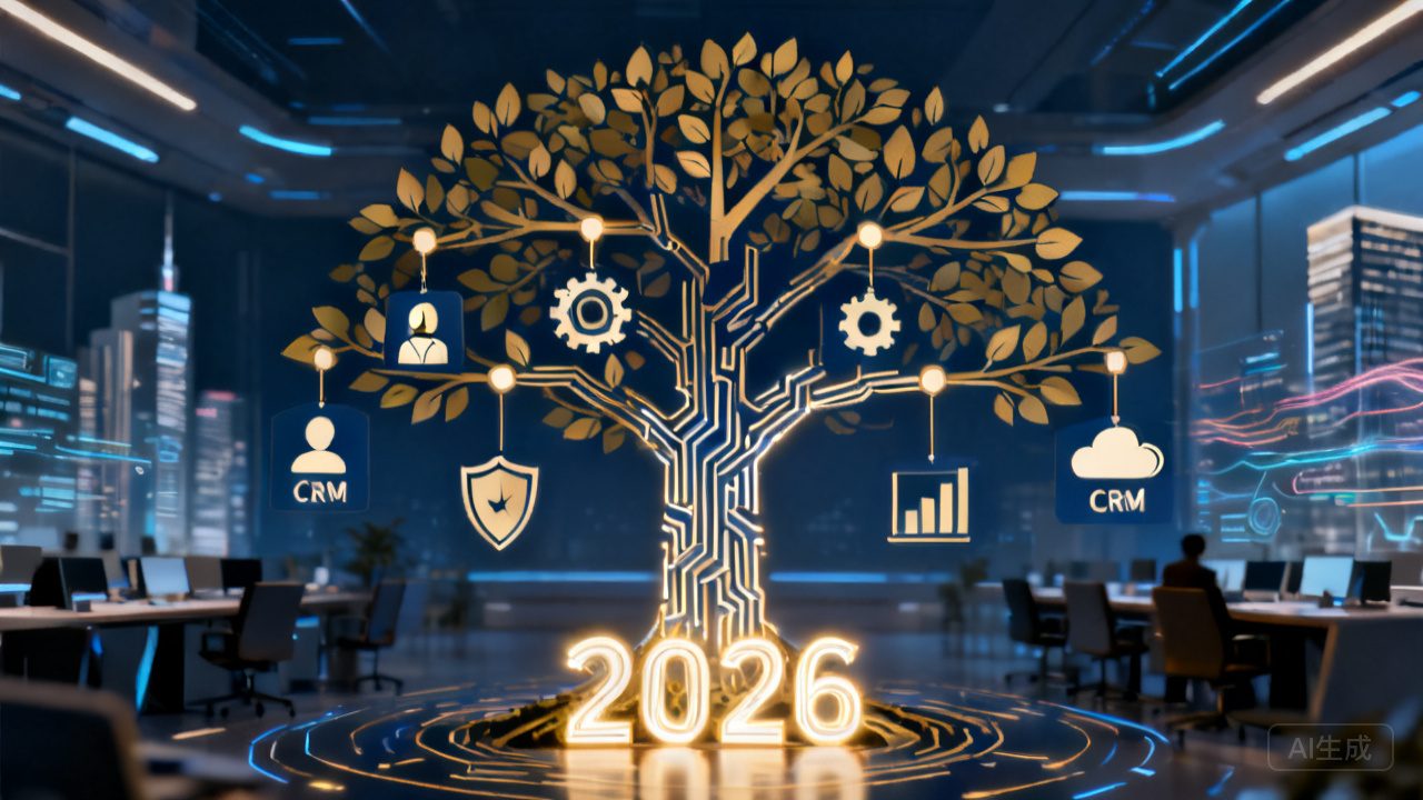 大中型企业CRM选型决策树：2026年按这5步走不会错