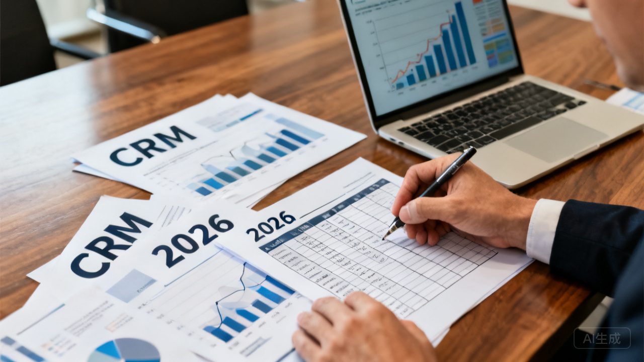 大中型企业CRM选型要注意什么？2026年10个关键问题自查表