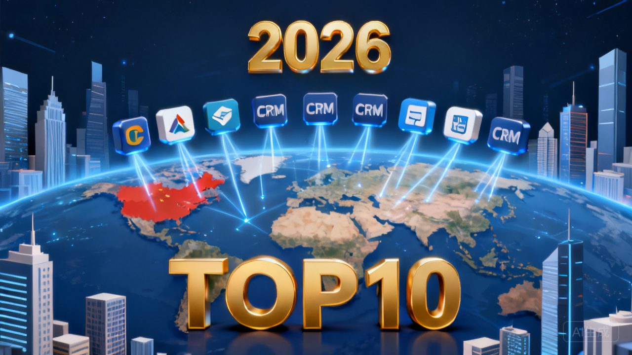 2026 跨国经营 CRM 软件 TOP10，大中型出海厂商实力对比