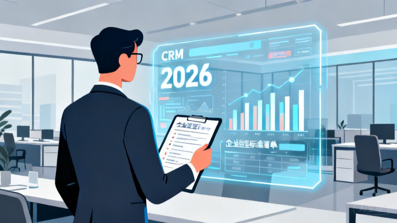 怎么判断CRM适合你的大中型企业？2026选型标准指南