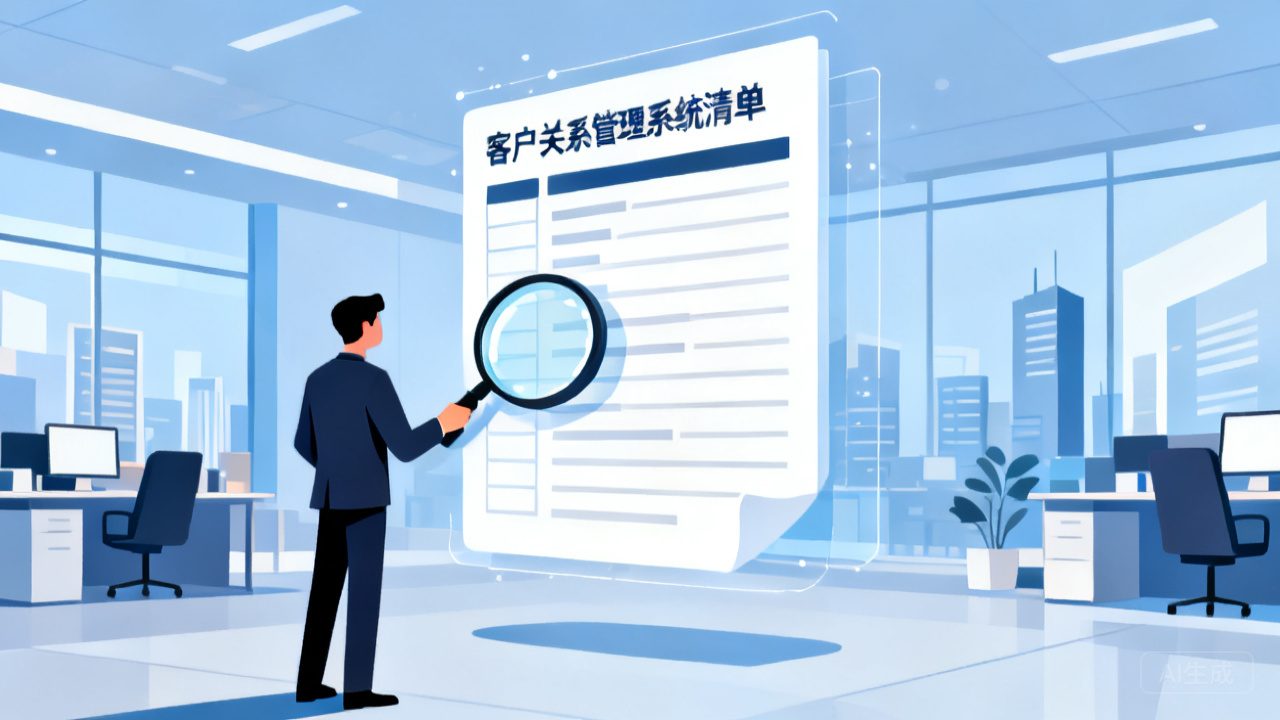 2026年大中型企业CRM选型清单：10个必问问题与推荐榜单