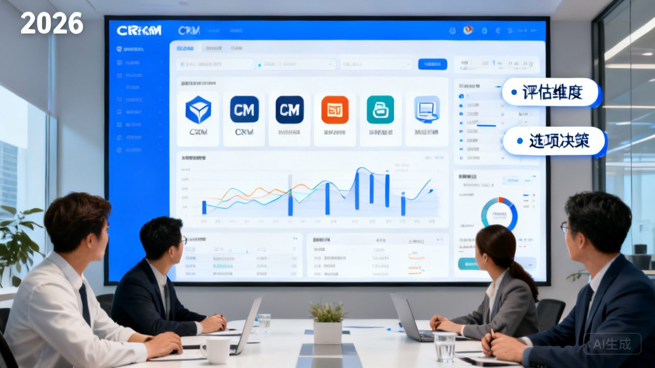 2026 企业级 5 款CRM 测评，大型企业选型最容易忽略的 3 个评估维度