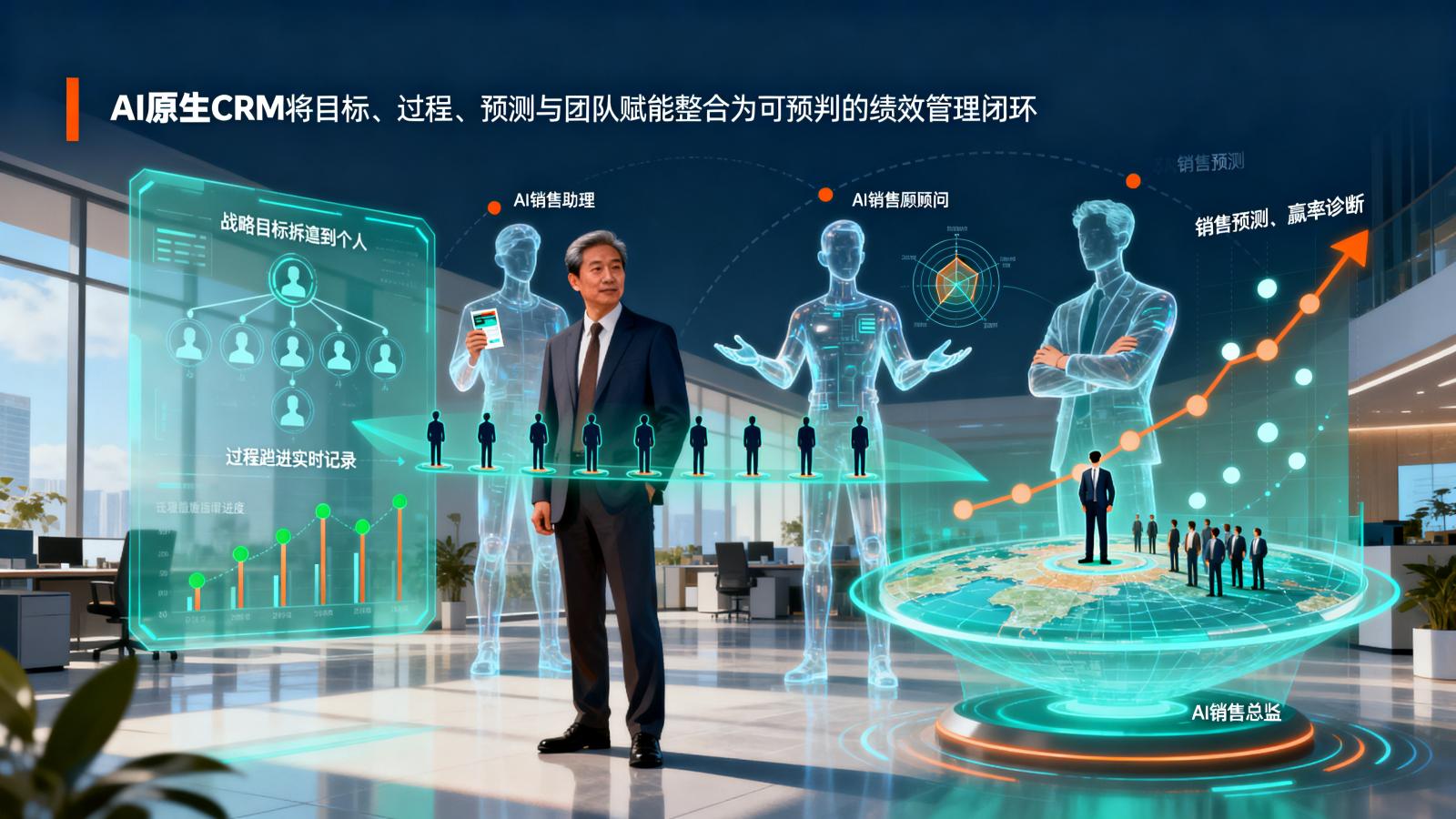 销售主管必学：利用AI原生CRM进行团队绩效管理