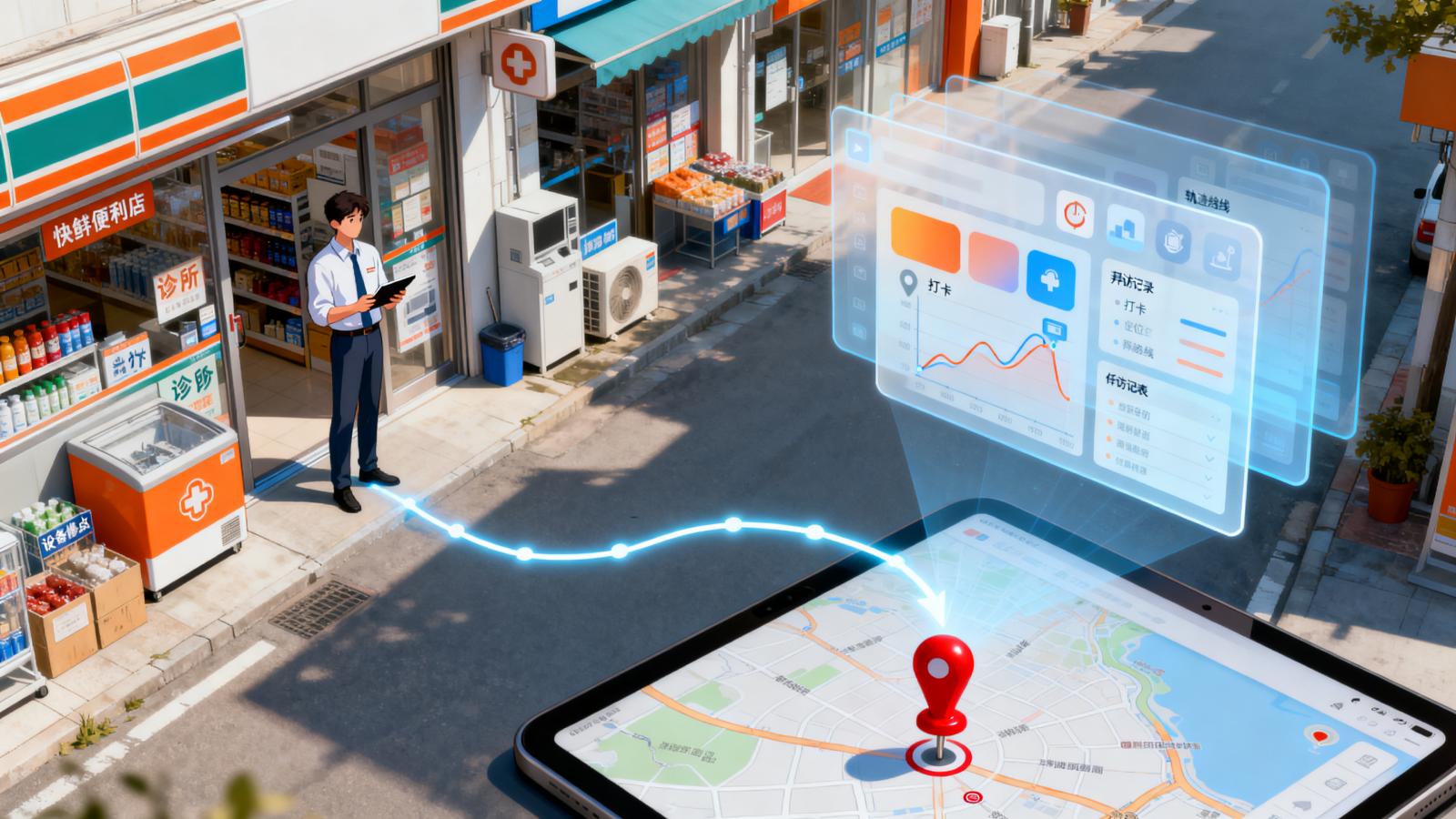 移动端 CRM 专项测评：外勤销售打卡跟进实操评测