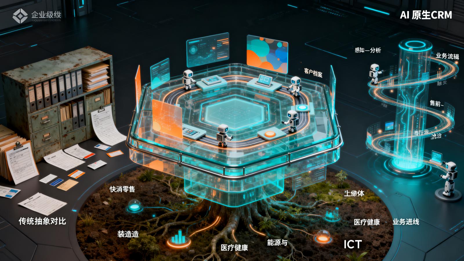 告别"套壳"AI！一文看懂什么是真正的AI原生CRM