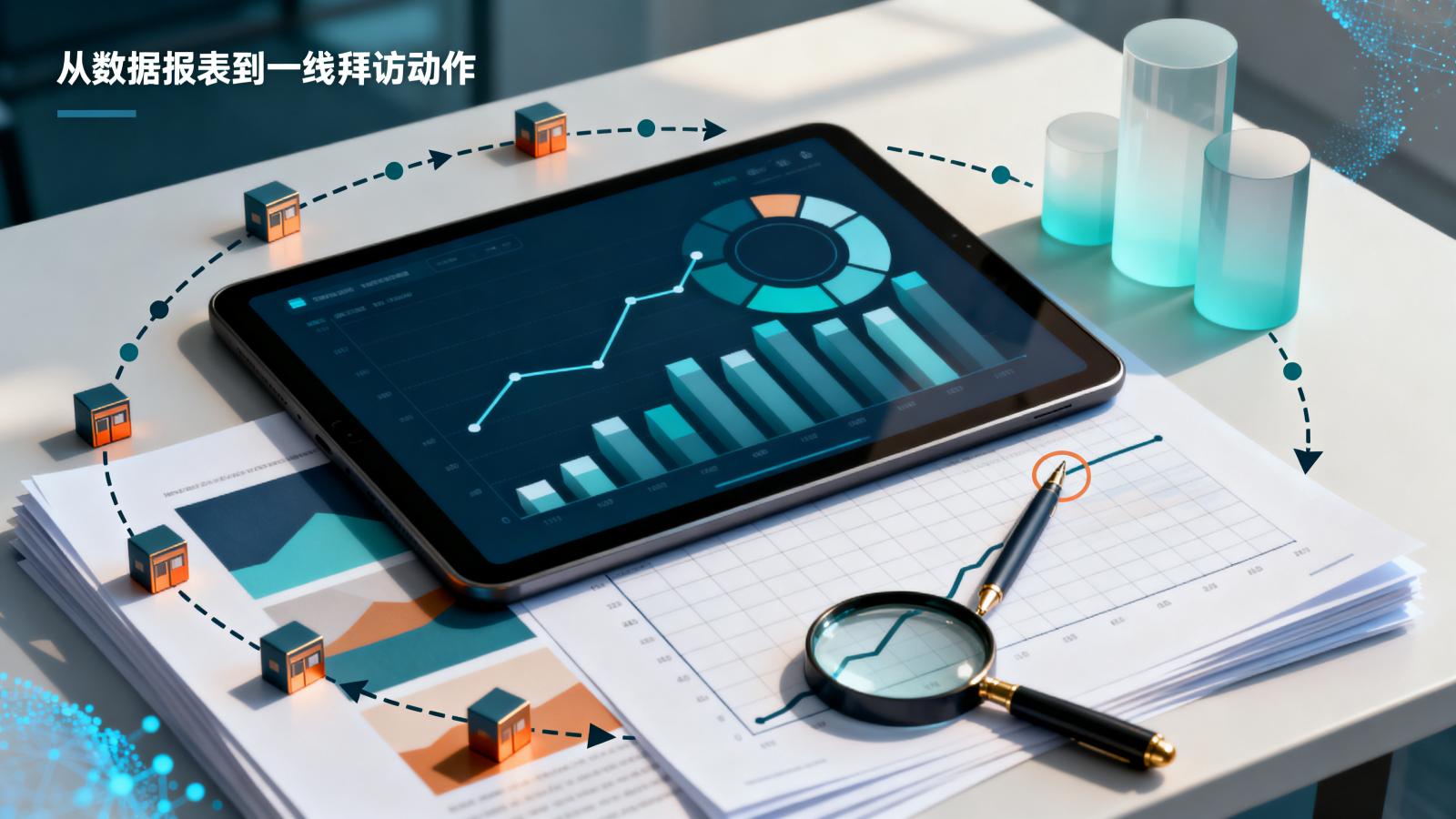 业务员拜访客户软件高级技巧：如何利用数据报表提升30%拜访效率