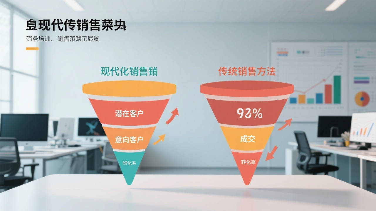 销售漏斗管理与传统销售方法的区别