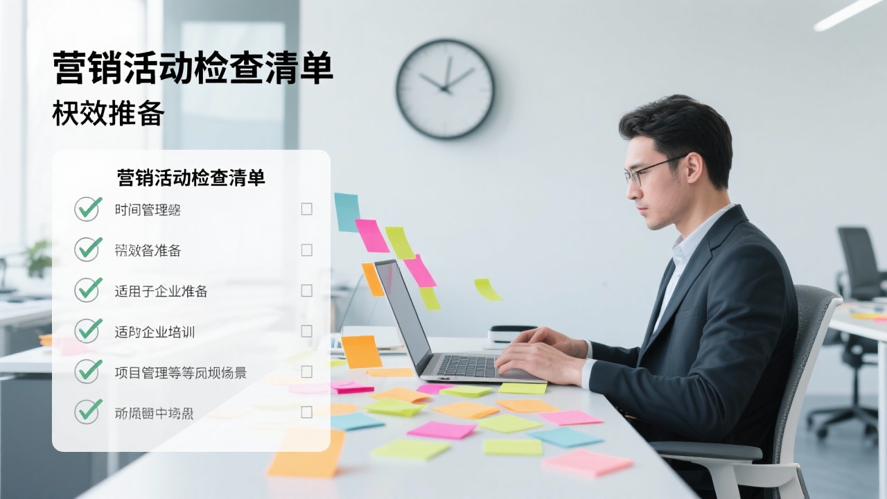 营销活动管理实施前的完整检查清单