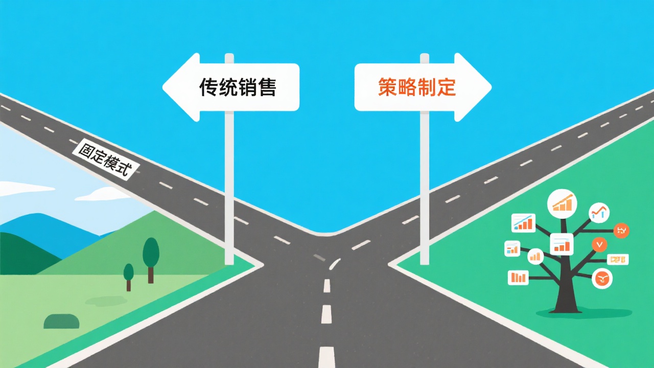 销售策略制定与传统销售方法的核心区别