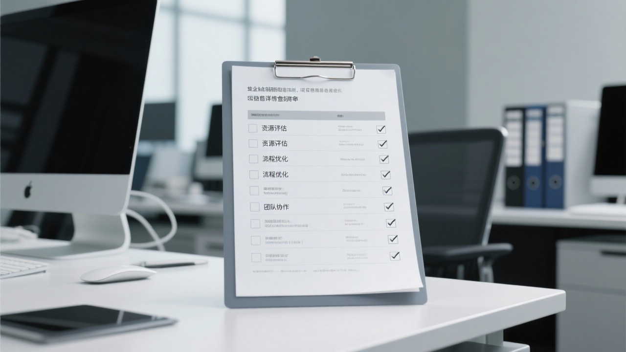 渠道整合管理实施前的完整检查清单