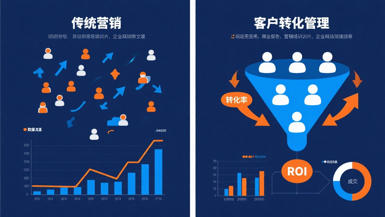 客户转化管理与传统营销的核心区别