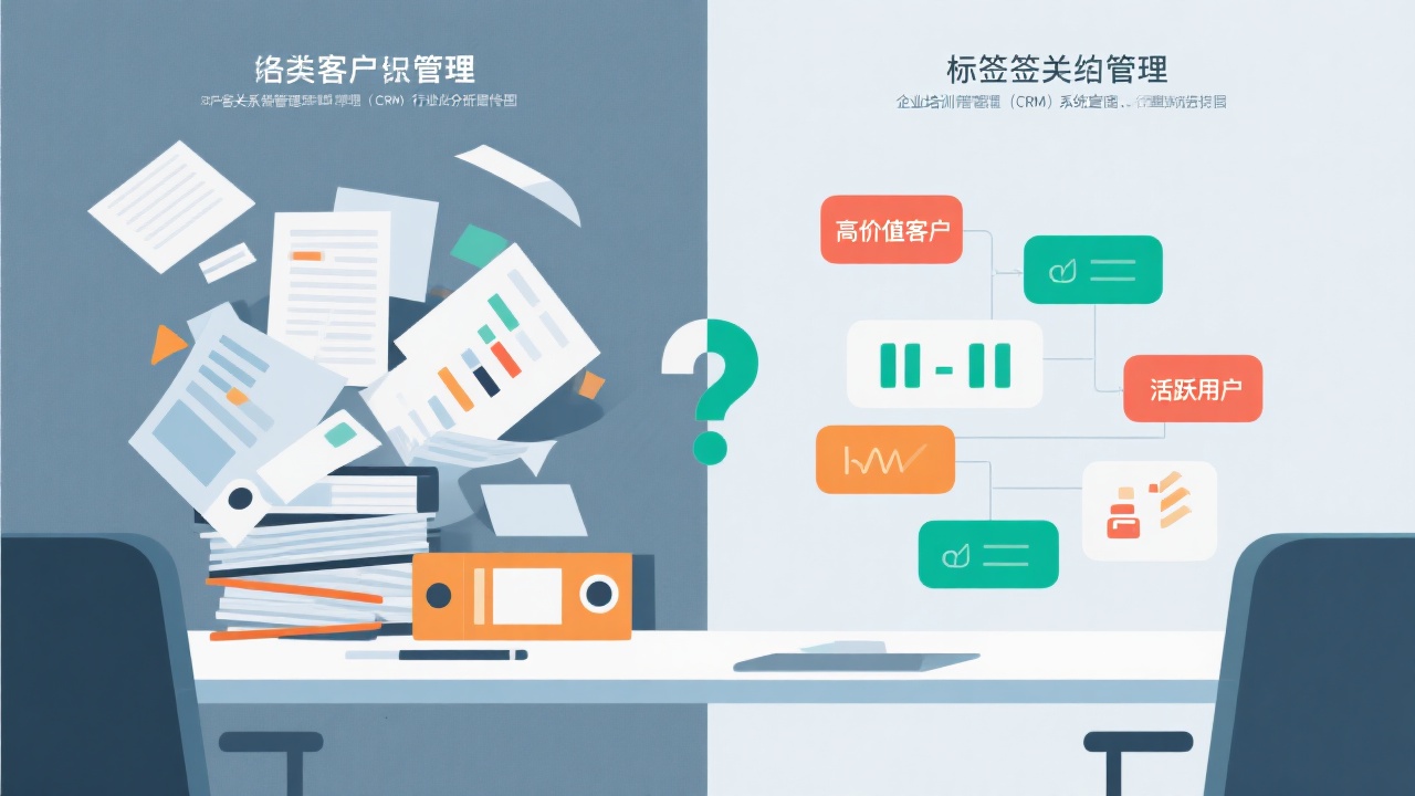 客户标签管理与传统客户管理的核心区别
