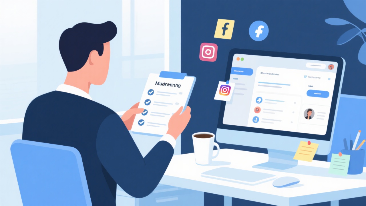 社交媒体营销管理实施前的完整检查清单