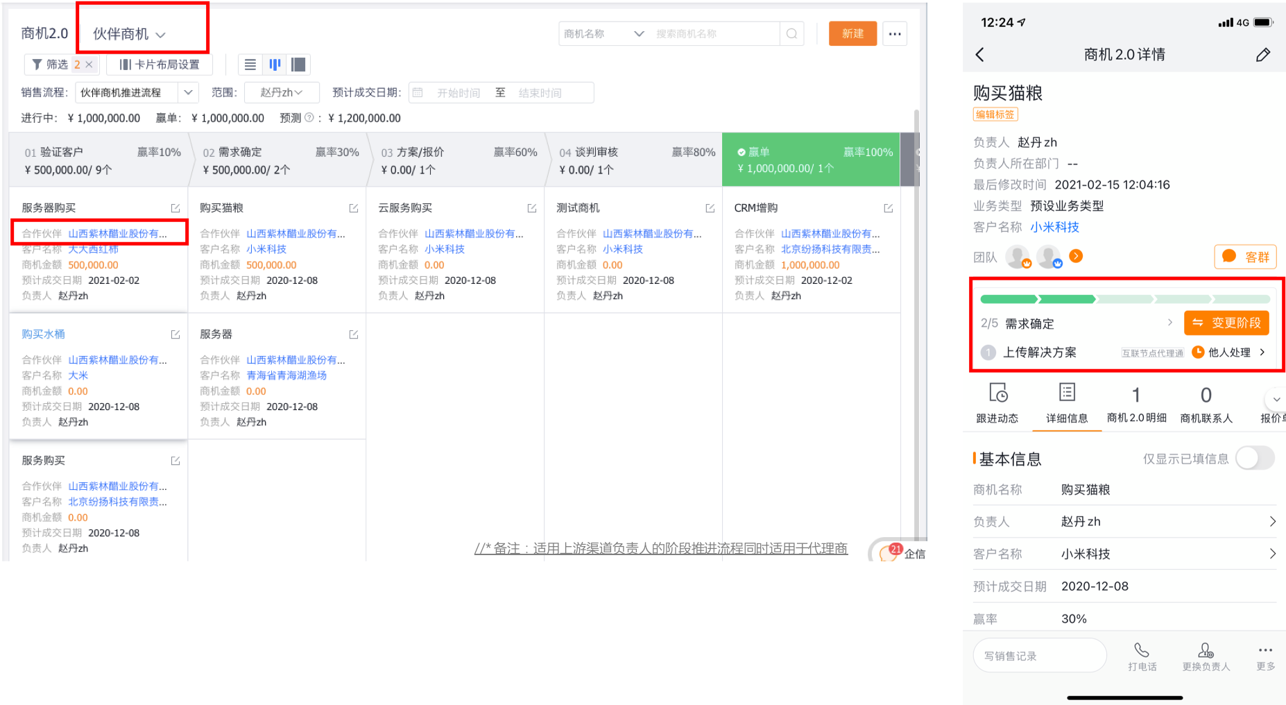 商机联合跟进